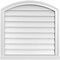 Ekena Millwork Arch Top Surface Mount PVC Gable Vent: Functional, w/ 2"W x 2"P Brickmould Sill Frame, 28"W x 28"H GVPAR28X2803SF - alternate 1